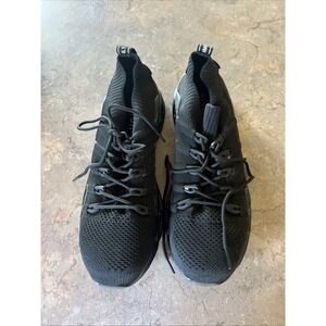 DYKHMILY Steel Toe Black Shoes size US 10.5